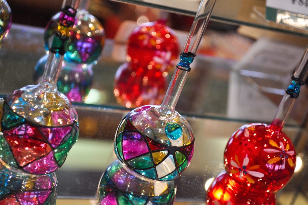 カラフルな長崎ビードロ