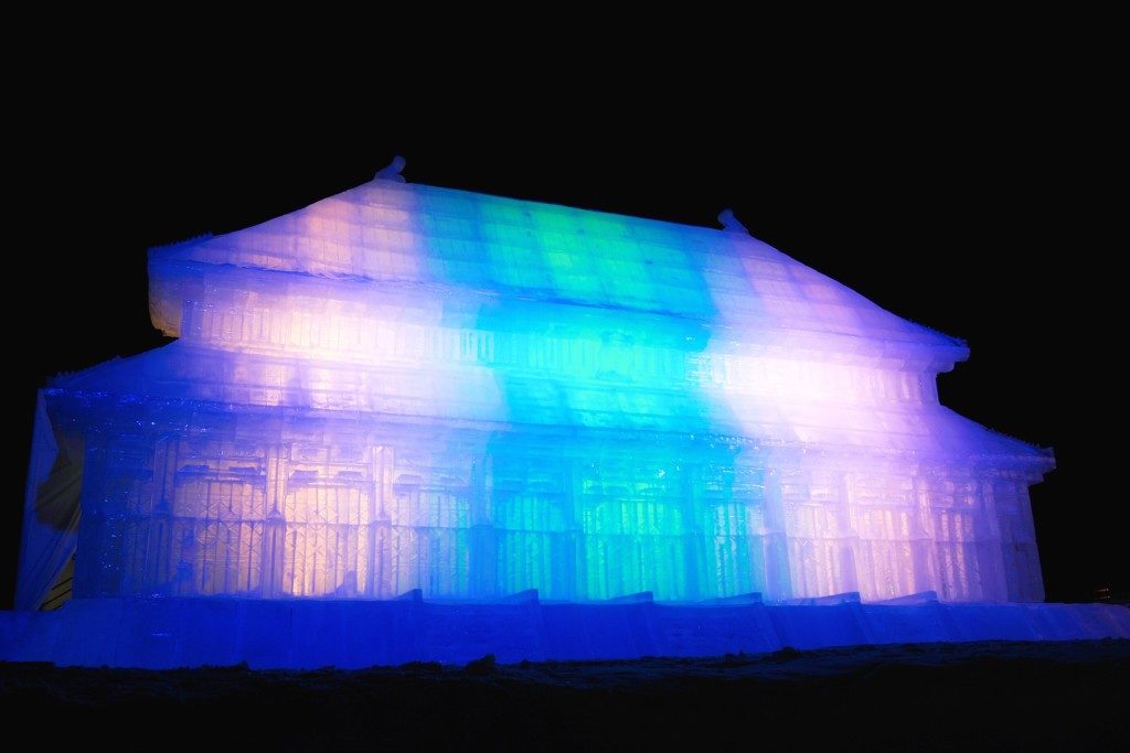 さっぽろ雪まつり 大通会場 ライトアップ