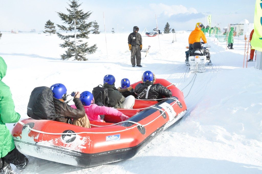 さっぽろ雪まつり つどーむ会場 スノーラフト