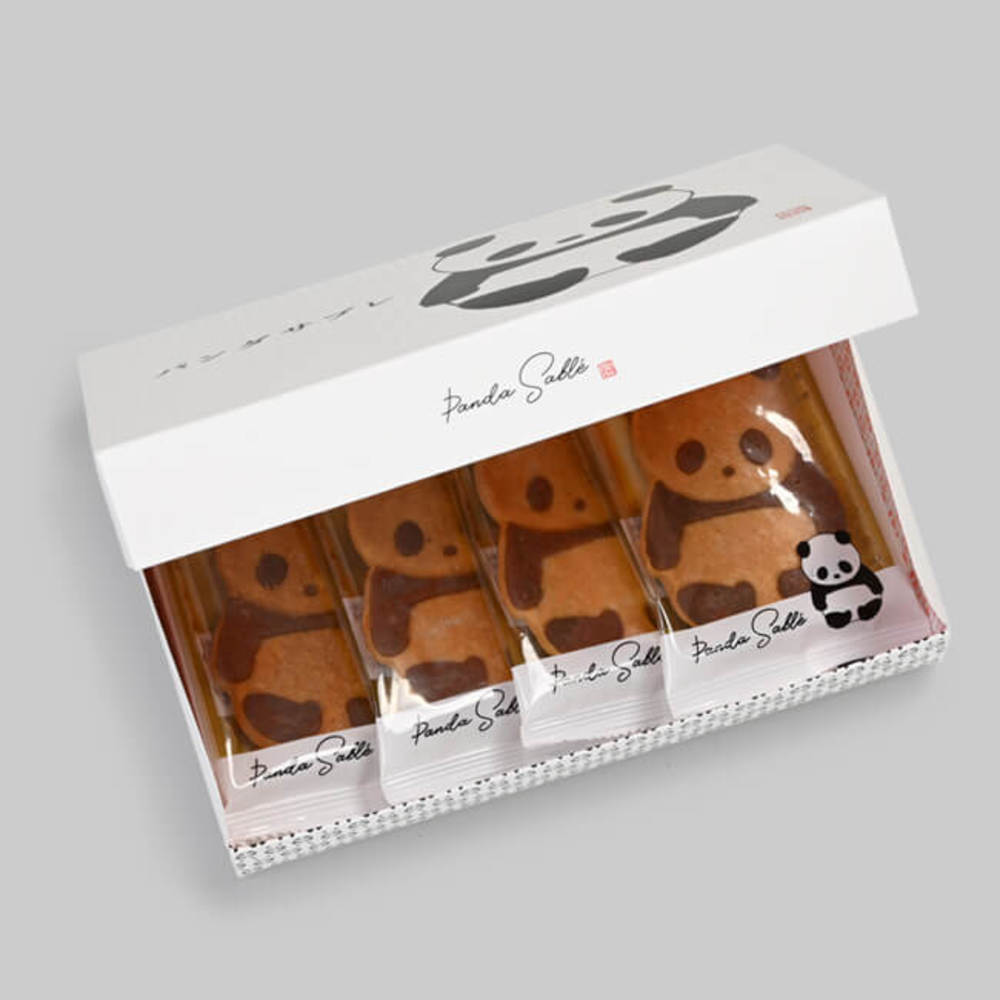 東京の銀座にあるカタヌキヤのパンダサブレ詰め合わせ