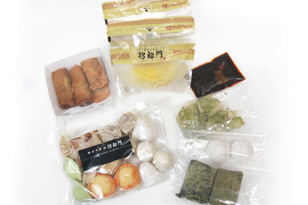 横浜中華街にある招福門の香港飲茶食べ放題セットの内容