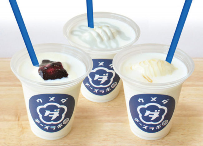 大阪の大丸梅田店にあるウメダチーズラボの飲めるチーズケーキ