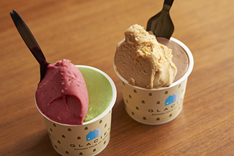 表参道グラッシェル テイクアウトのアイスクリームやシャーベット