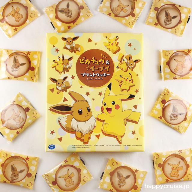 【春ギフト ポケモン 2022】ピカチュウ&イーブイ プリントクッキー かわいい 美味しい