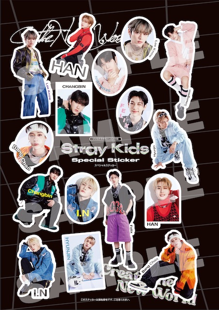 スキズ【Stray Kids】ViVi9月号 付録 A4ステッカー