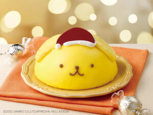 【レア★新品未使用タグ付き】ポムポムプリンカフェ クリスマスリース マスコット セブンイレブン【ポムポムプリン クリスマスケーキ】数量限定で
