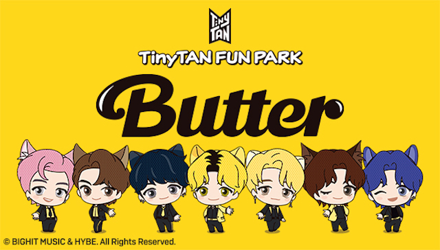 BTS【TinyTAN FUN PARK(タイニータン ファン パーク)】「Butter(バター)」がテーマの体験型イベント