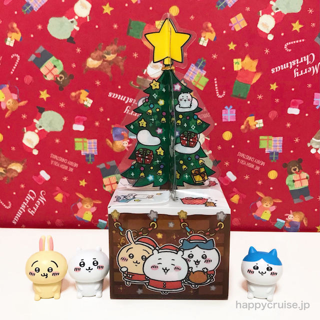 【ちいかわ クリスマス2022】かわいいキャンディ付き「ミニクリスマスツリーBOX」