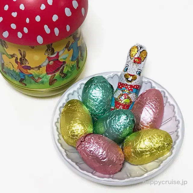 【カルディ×春ギフト2023】イースターお菓子缶「ウィンデル イースター オルゴールティン」