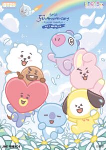 BTS【BT21スペシャルイベント】5周年記念アート展が東京・大阪・福岡に