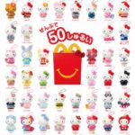 【2023年】【マクドナルドハッピーセット】12/15(金)よりハローキティとコラボ！全50種のぬいぐるみが登場♡