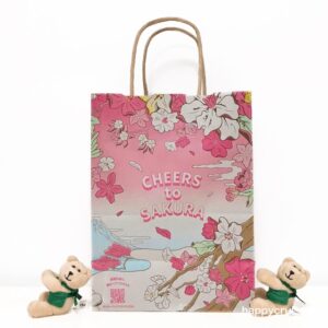 スタバさくら2024】店頭でもらえる！さくらデザインのショッパー紙袋が