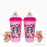 【スタバさくら2024】カラーチェンジング「リユーザブルカップ」桜ベアリスタキャップが可愛すぎ♡