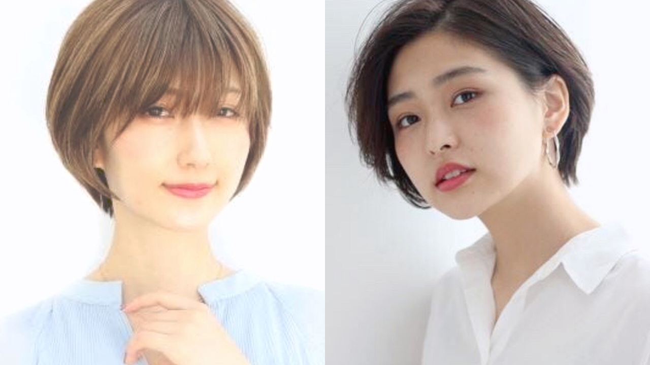 あなたはどっちが好き？前髪ありVS前髪なし【ナチュラルショート】ヘアスタイル対決♡