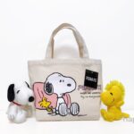 争奪戦必至♡【スヌーピー】＆ウッドストックの仲良しコンビ！マチ付きバッグが可愛すぎる〜♡