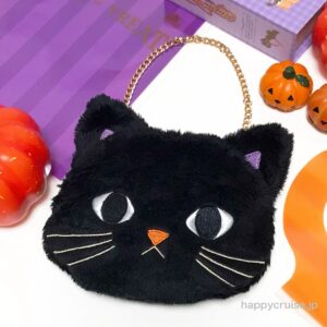 イオンで発見！【モロゾフ】900円でいいの!?『ハロウィン黒猫ポーチバッグ』がめっちゃ可愛い〜♡