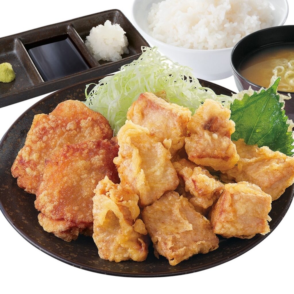 からあげ定食専門店【からやま】ガッツリ贅沢盛り『まぐろ天 合盛り定食』9/20(金)より登場！