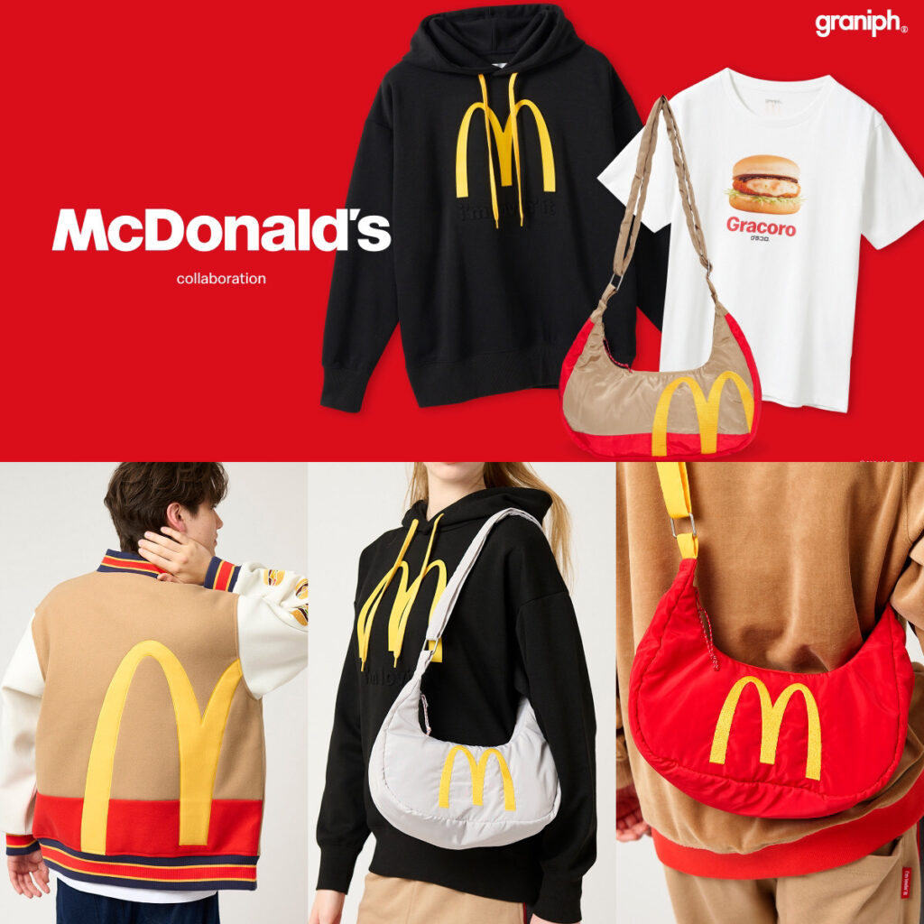 争奪戦必至♡【グラニフ×マクドナルド】コラボバッグやグラコロTシャツなど16アイテム新登場！