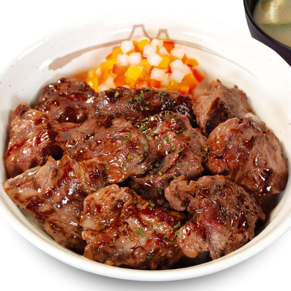 【松屋】どどーんと肉2倍増し「ダブルカットヒレステーキ丼」12/10(火)発売！お得な値引き情報も♡