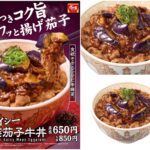 【すき家】やみつき確定『スパイシー麻婆茄子牛丼』新登場！「めっちゃ美味そう〜」「食べたい」