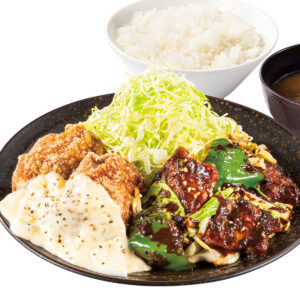 【からやまの新作】『生姜醤油からあげのタルタル回鍋肉定食』が新登場！食べ応え抜群