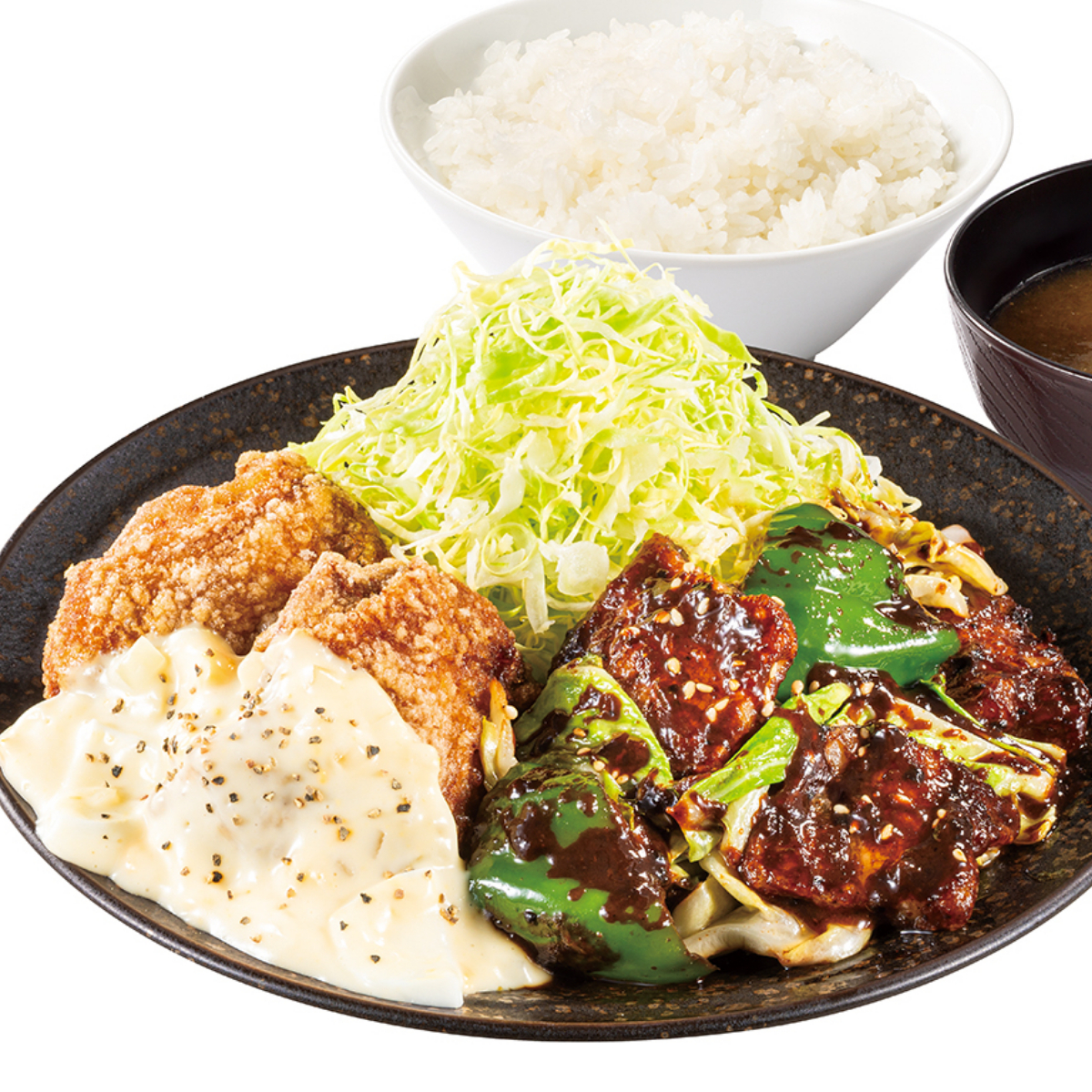 【からやまの新作】『生姜醤油からあげのタルタル回鍋肉定食』が新登場!食べ応え抜群
