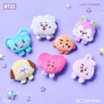 BTS【BT21×ファミマ】アニメ最新作「The Journey」シリーズのぬいぐるみバッジが新登場！