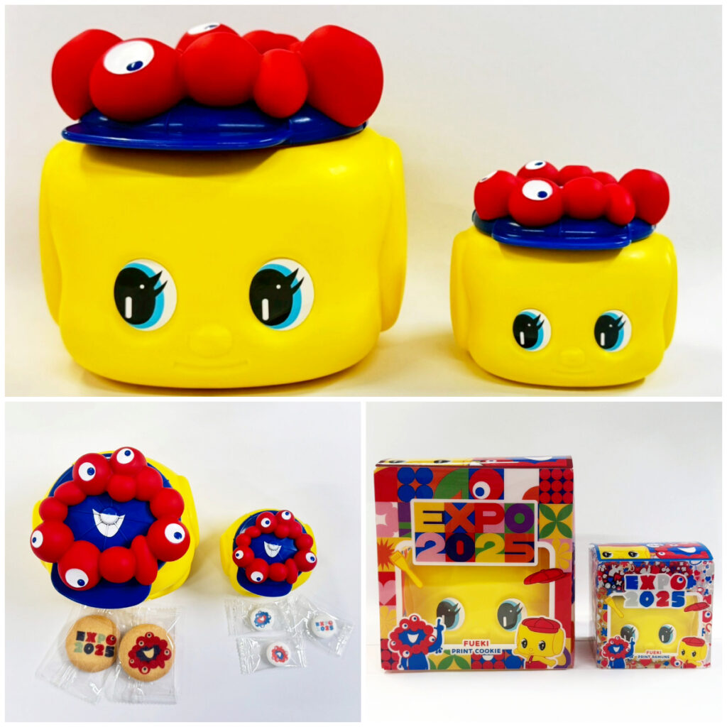 【ミャクミャク×フエキくん】激カワコラボきたー！万博会場内でしか買えないレアなお土産をゲットして♪