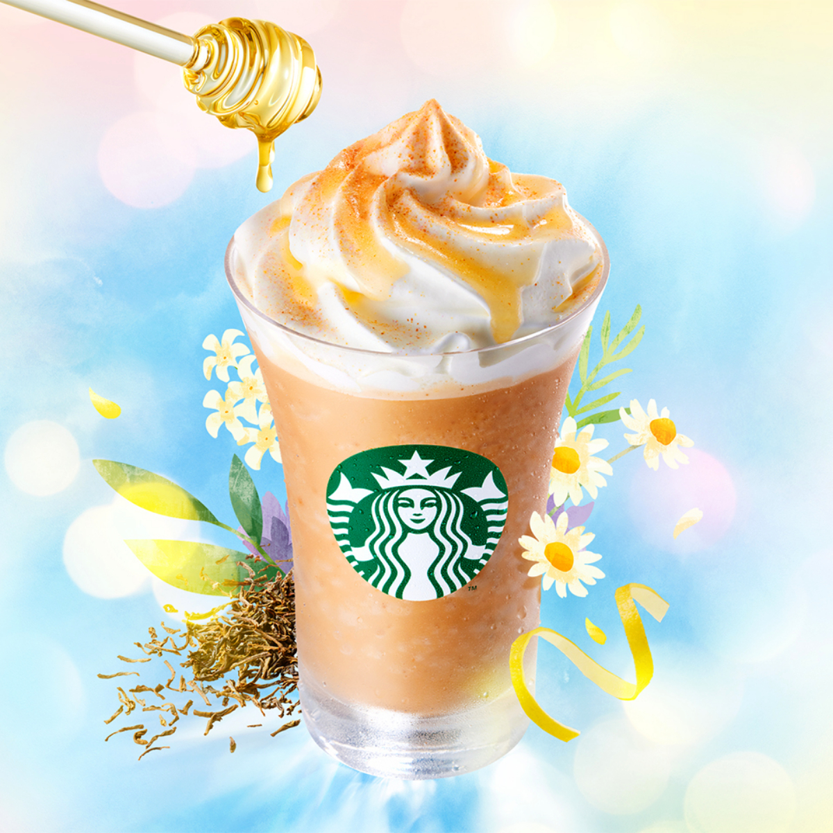 スタバ新作きたー!心ときめくご褒美フラペ『アールグレイ ブーケ & ティー フラペチーノ』新登場