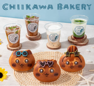 【ちいかわベーカリー】夏限定パンが登場！日焼け＆サングラス姿がかわいすぎる〜♡