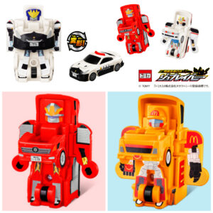 【マクドナルドハッピーセット】ジョブレイバーきたー！変形ロボで遊び尽くそう♪