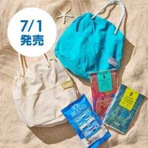 争奪戦必至♡【カルディ】お得な「夏のコーヒーバッグ」7/1(火)発売！今年はブルーとアイボリーの2種