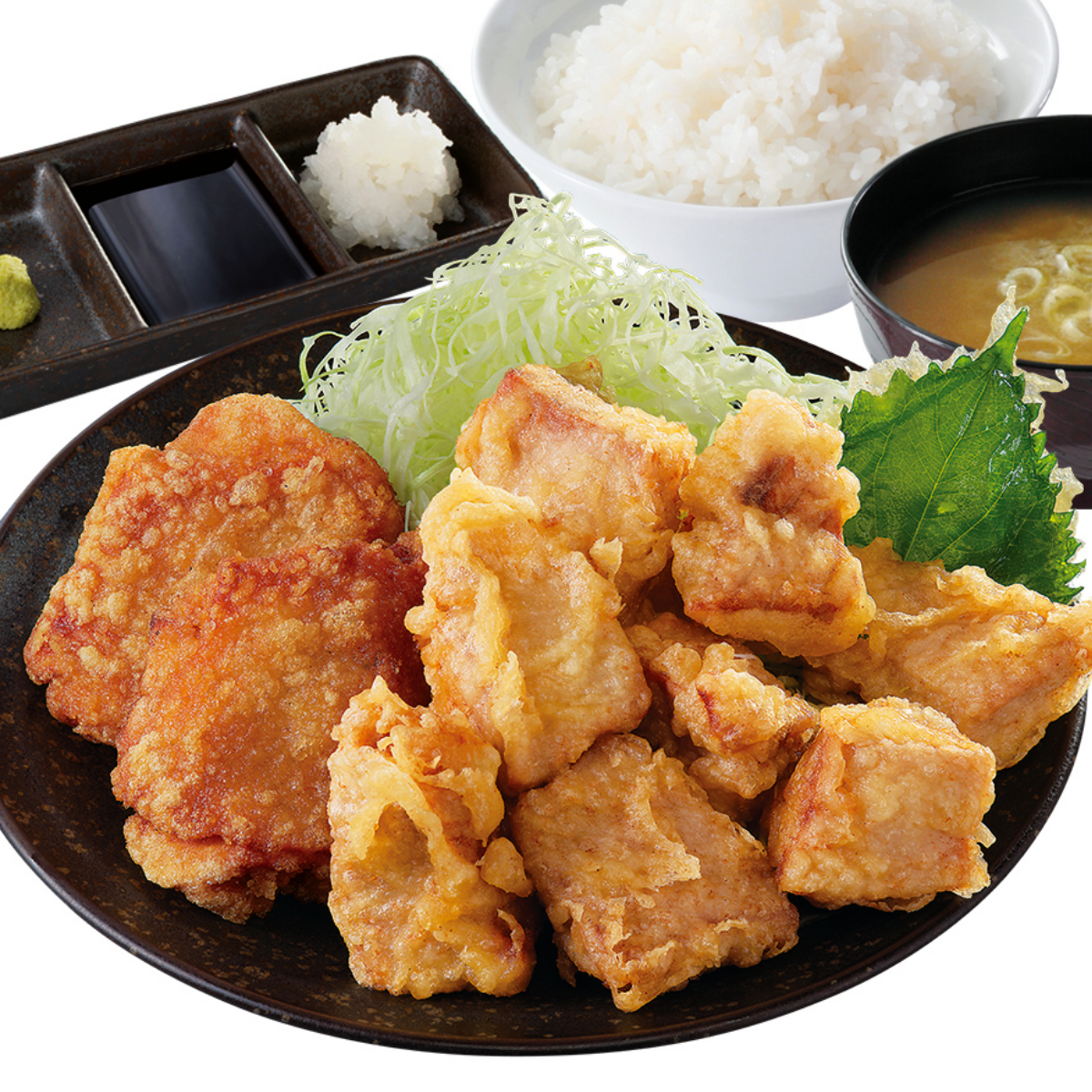 【からやま】昨年大好評の『マグロ天合盛り定食』が復活！カリッともも付きで満足度120％♡