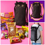 【カルディ】ハロウィン気分を背中に♪黒ねこ「ニャップザック」お菓子8種入り♡