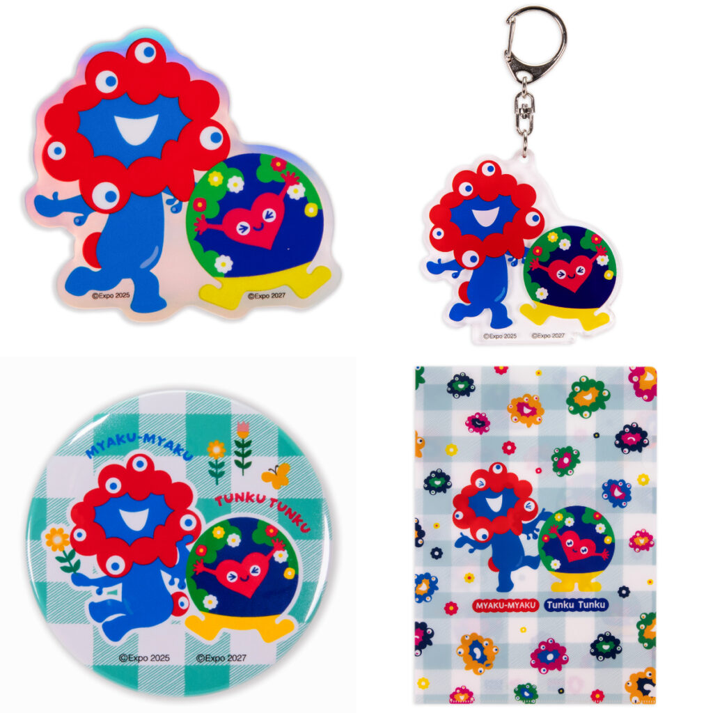 【ミャクミャク×トゥンクトゥンク】初コラボの限定グッズが新登場！ポップアップ撮影会で会えるチャンスも♡