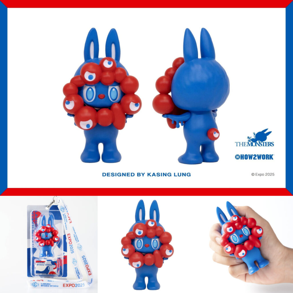 【ミャクミャク×ラブブ】奇跡のコラボきたー！ミャクミャクになりきりLABUBUフィギュアが可愛すぎる〜♡