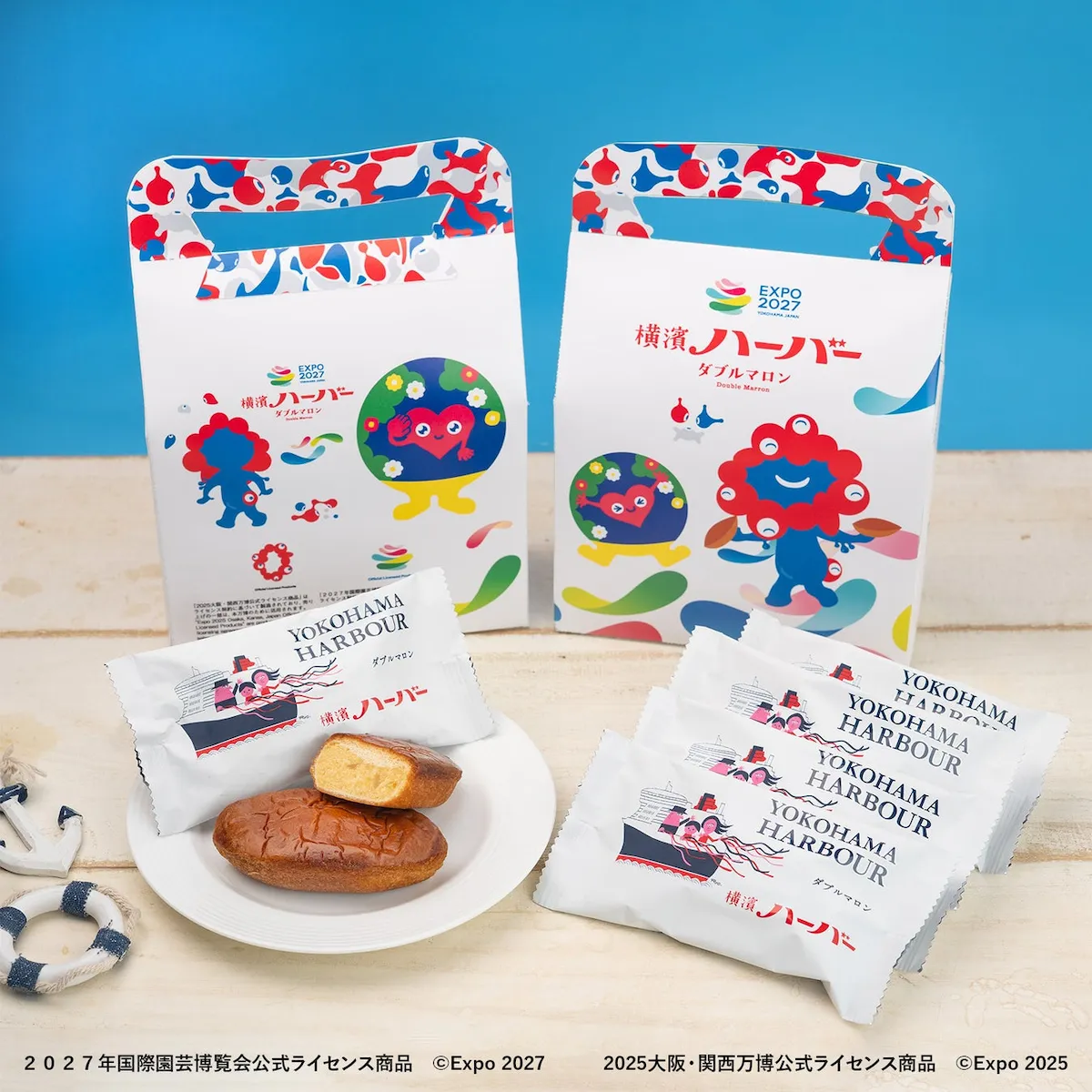 【ミャクミャク×トゥンクトゥンク】横浜銘菓「ありあけのハーバー」とコラボ!11月4日(火)より新発売♡
