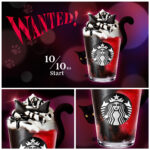 【スタバ新作×ハロウィン】黒猫フラペチーノが新登場♡猫耳チョコ×アサイーベリーが可愛すぎる〜♡