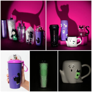 【スタバ×ハロウィン2025】黒猫グッズが可愛すぎる〜♡光るタンブラーやカラーチェンジも！16アイテム総チェック♡