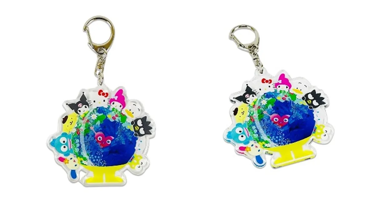 【トゥンクトゥンク×サンリオキャラクターズ】アクリルキーホルダー 880円(税込)