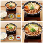 【吉野家】冬の定番『牛すき鍋膳』きた♡広島発ラーメン「ばり嗎」コラボ『とんこつ醤油牛鍋膳』新登場！ご飯おかわり無料