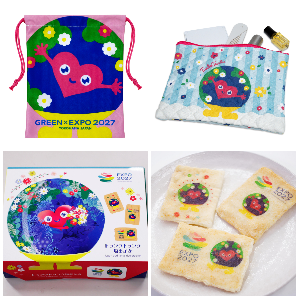 GREEN×EXPO 2027【トゥンクトゥンク】花とハートがかわいい♡新作雑貨やお菓子など続々登場！