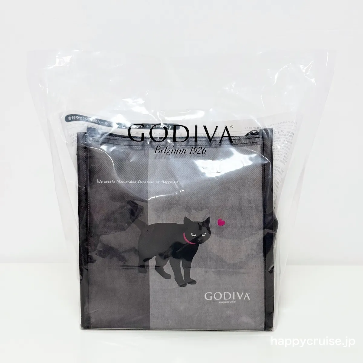 イオンで発見【ゴディバのアイス福袋】かわいい黒猫柄の保冷ポーチ付き!今なら200WAONPOINTついてくる〜♡