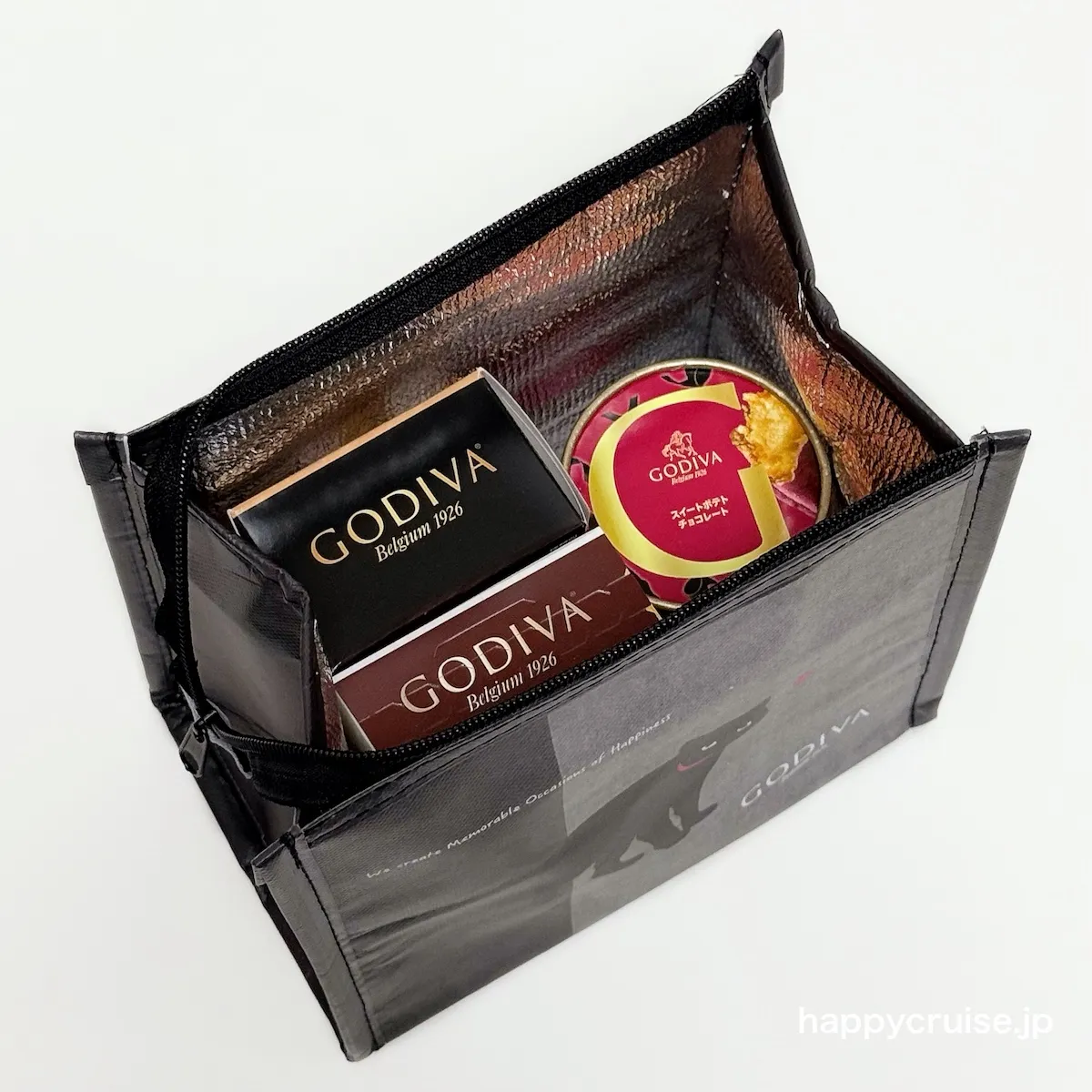 イオンで発見【ゴディバのアイス福袋】かわいい黒猫柄の保冷ポーチ付き!今なら200WAONPOINTついてくる〜♡