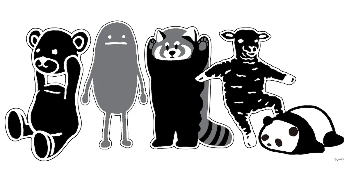 グラニフオリジナルの5キャラクターについて