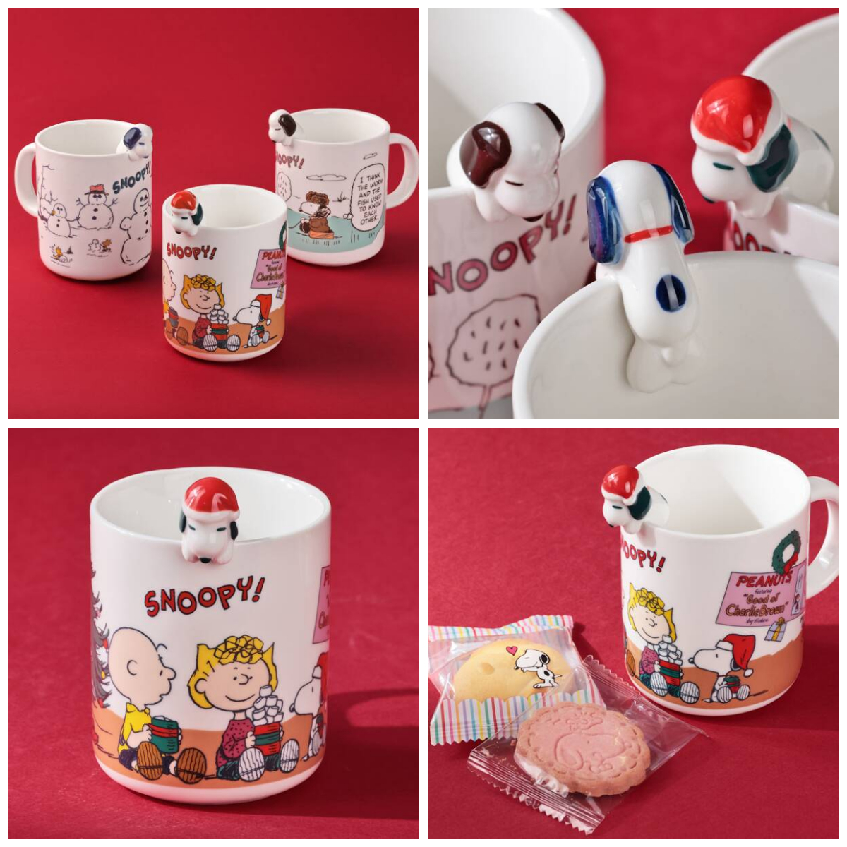 【カルディ】ひょっこりスヌーピーの陶器マグカップがめっちゃ可愛い〜♡選べる3柄でクリスマス気分♪