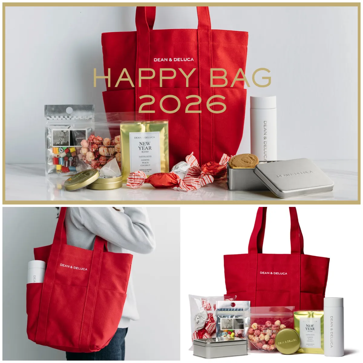 再販きたーっ♡【ディーン&デルーカ福袋2026】オンラインで抽選販売スタート!追加販売分はクッキー缶がシルバーに♪