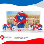 【ミャクミャク新作グッズきたー】万博で大人気の「いらっしゃいミャクミャク」がアクリルジオラマに！