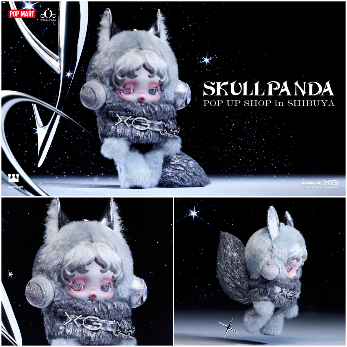 スカルパンダがXGとコラボ！【ポップマート】SKULLPANDAのポップアップストア開催！XGとの日本限定コラボアイテム先行販売