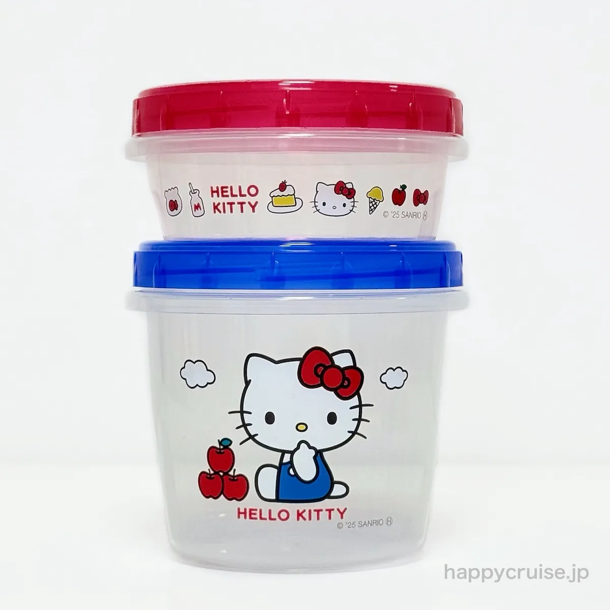 【サンリオ×ジップロック】ジップロック スクリューロック 300ml&730ml(ハローキティ)